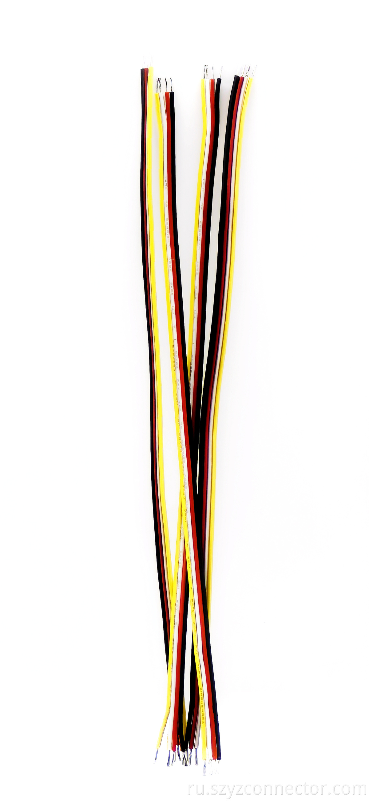 Cable:Twisted Wire (Yellow/White/Red/Black), Total Length 160mm, Tinned